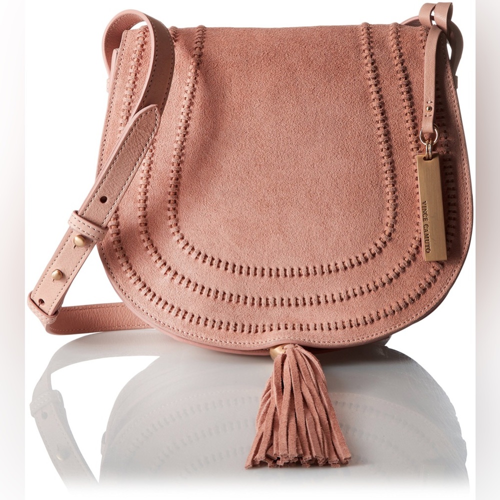 Suede Vince Camuto ‘Izzi’ Flap Bag
